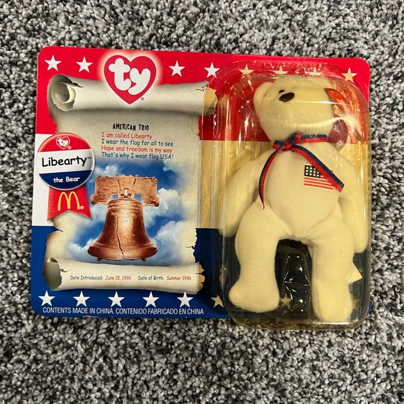 McDonalds teenie beanie Libearty the bear - Picture 1 of 2